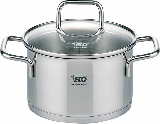 ELO Tiefes Rostfreier Stahl Kochtopf 1,2l / 14cm