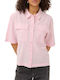 Short Sleeve Women's Shirt Pink