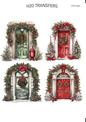 Decoupage Easy Transfer Weihnachts Türen Lnt-1005 25x35cm