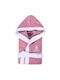 Greenwich Polo Club Παιδικό Μπουρνούζι 8619 Pink με Κουκούλα
