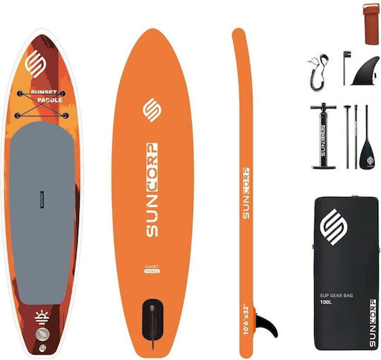Homeone Inflatable SUP Board with Length 3.2m Orange