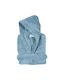 Das Home Kids Bathrobe 5908 Light Blue Hooded