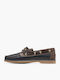 Δερμάτινα Ανδρικά Boat Shoes σε Μπλε Χρώμα