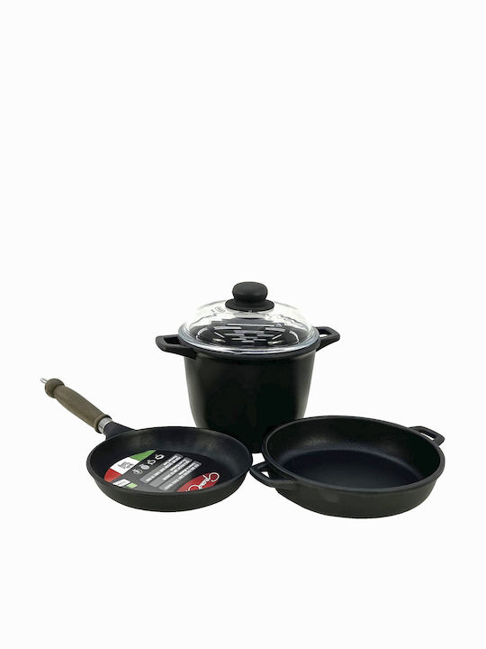 Antik Ars Set Vase de Gătit din Aluminiu cu Aco...