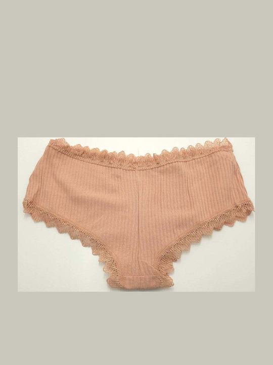 Cotton Women's Boxer with Lace Sapio Milo