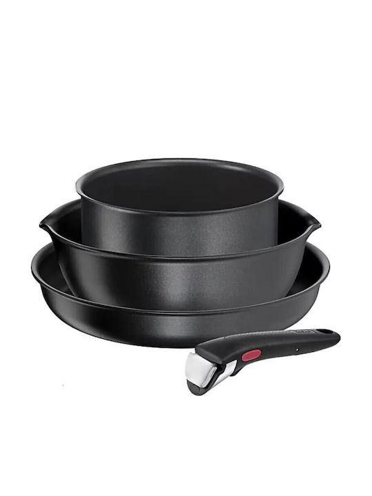 Tefal Ingenio Σετ Τηγάνια από Αλουμίνιο με Αντικολλητική Επίστρωση 4τμχ