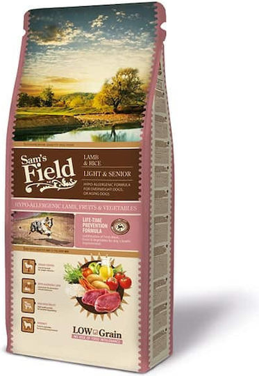 Sam's Field Ξηρά Τροφή Διαίτης για Ηλικιωμένους Σκύλους με Ρύζι, Σολομό, Κρέας και Πουλερικά