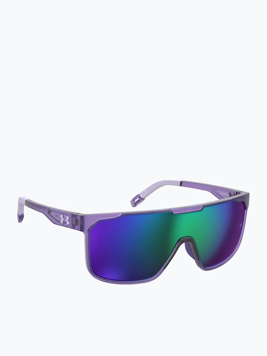 Under Armour Ανδρικά Γυαλιά Ηλίου με Μωβ Σκελετό και Μωβ Polarized Φακό 4490