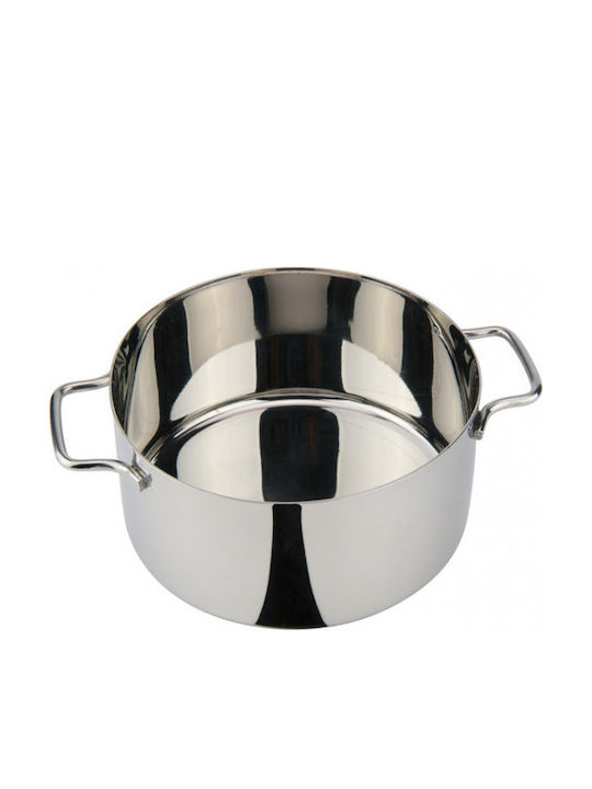 ILSA Deep Stainless Steel Pot 0.64lt 12cm