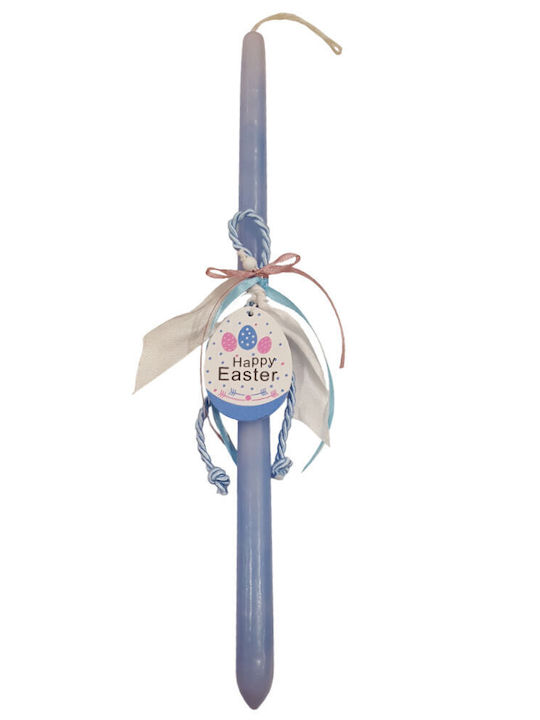 Jeenie Handmade Candle Happy Easter Purple 38cm Lab069