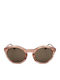 Linda Farrow Unisex Γυαλιά Ηλίου με Ροζ Σκελετό και Καφέ Φακό DVN64C2