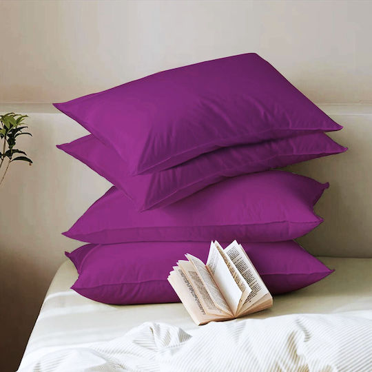 Kotonia Home Module Fete De Pernă Cu Plic De Acoperire Violet 70x70cm