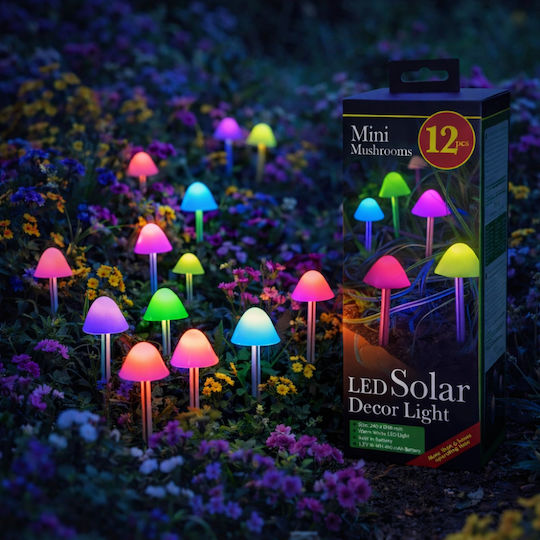 Alista Home Set 12 Lămpi Solare Suspendate Ghirlandă Verzi cu Senzor de Mișcare și Fotocelul IP65