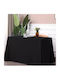 Kotonia Home Baumwoll Tischdecke Schwarz 150x240cm