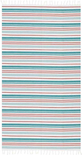 Aquablue Beach Towel with Fringes 180x90cm