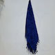 Noidinotte Cotton Blue Beach Towel with Fringes...