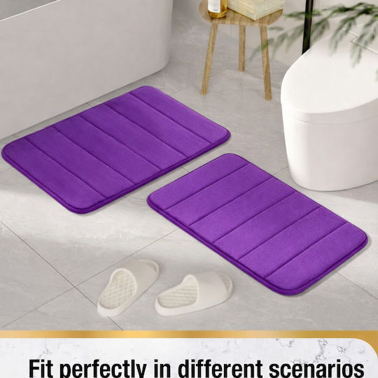 Alista Home Бански Килим AT1CT-IM1P-RS1S-DT25025/002 Лилав 50x80см