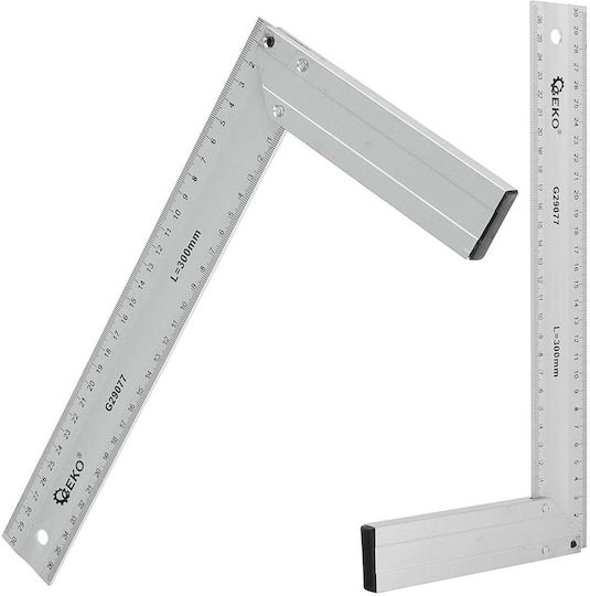 Geko Geko Winkelmesser Für Zimmerleute Aus Aluminium Mit 30cm Länge