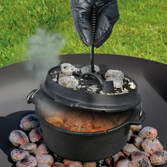 Kuchenprofi Dutch Oven 3.5 L Gusseisen Topf Deckel Zubehör