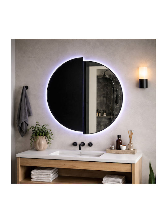 Alista Home Oglindă de Baie cu Lumini LED cu Atingere 60x60cm