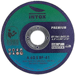 Intox Steel & Tools Δίσκοι Κοπής 115 Mm 1,0 Mm Συσκευασία 10 Εύκαμπτων Δίσκων Inox Μέταλλο Χάλυβα Ανοξείδωτο Χάλυβα