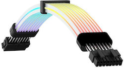 Gamemax Netzkabel 2 X 8-Pin VGA ARGB Schwarz