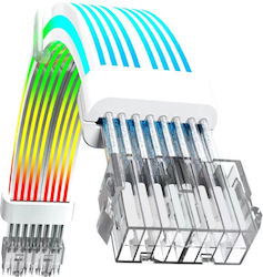 Gamemax Netzkabel Verlängerungskabel 2 X 8 Pin Vga Argb Weiß