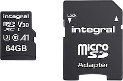Integral Microsdhc Xc V30 Uhs-i U3 High-speed Memory Card 64gb Black Integral Microsdhc Xc V30 Uhs-i U3 High-speed Memory Card 64gb Black