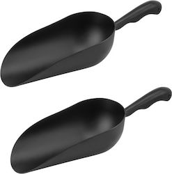 Set 2 Raki Stainless Steel Strainers 27x8cm Black Color