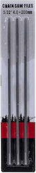 Set 3 Fișe Pentru Drujbă 5/32" 4x200mm Z-tools Zts 8153