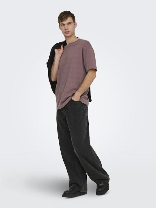Only & Sons T-Shirt Rosa Taupe