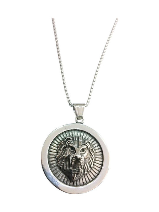 Kalliopi Silver Necklace Made of Steel