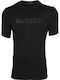 Kurzarm Herrenbluse Schwarz