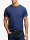 Herrenblusen Kurzarm T-Shirt Blau