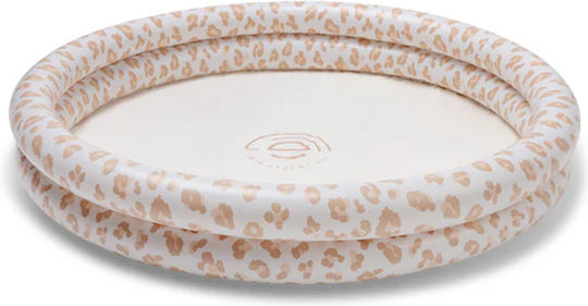 Swim Essentials Leopard Παιδική Στρογγυλή Πισίνα 60lt Φουσκωτή Μπεζ