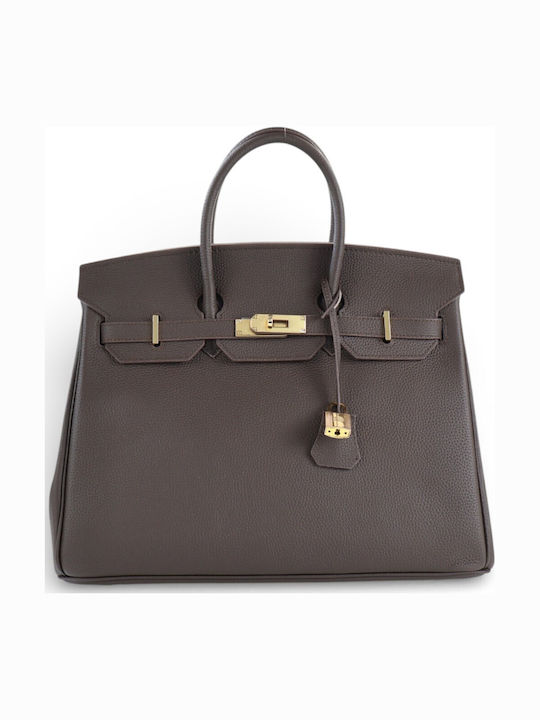 Passaggio Leather Leder Damen Handtasche Braun