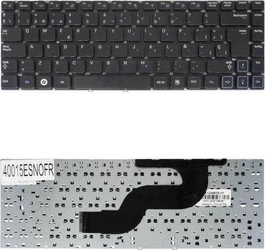 Spanish Laptop Keyboard Samsung Rv411 Rv412 Rv413 Rv415 Rv420 Rv409 Rv419 E3420 E3415 Q330 Q430 Q460 Sf410 Sf411 Sf310 Sf311 Sf210 Rc410 Rc420 Rf410 Rf411 P330 V122960bs1-us Es No Frame Black Cod.40015esnofr