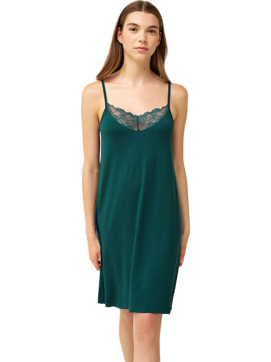 Vamp Vamp Sommer Damen Nachthemd Grün Teal