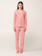 Vamp Sommerliches Damen-Pyjama-Set Red Aurora