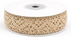 Candy Shop Spitze Band 3,8cm Beige 9m