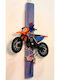 Handgefertigte Osterkerze Auto Cross 26089