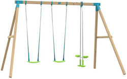 Kinderspielplatz Kingswood Set 3 in 1 Schaukel 2+1 M370xY243cm Kinderspielplatz Kingswood Set 3 in 1 Schaukel 2+1 M370xY243cm