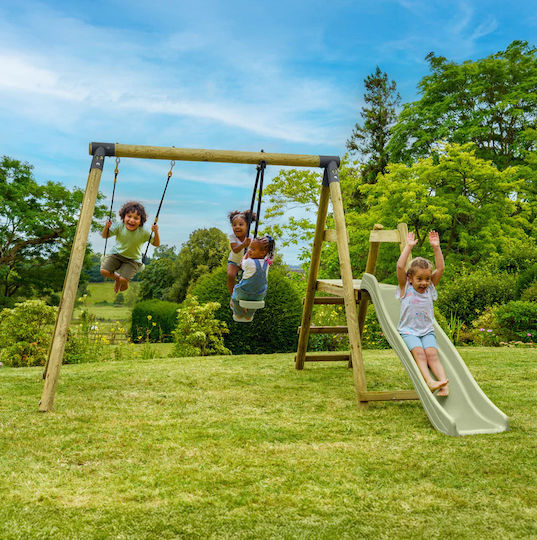 Playground Toys & Equipment Roundwood 2 in 1 with 1 Swing and 1 Double M280/Y190cm