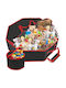 Stoff-Spielzeug-Organisator Schwarz 76x76x8cm