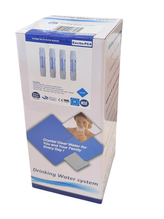 Water Filter Cartridge for Faucet from Activated Carbon 5" 5 μm
