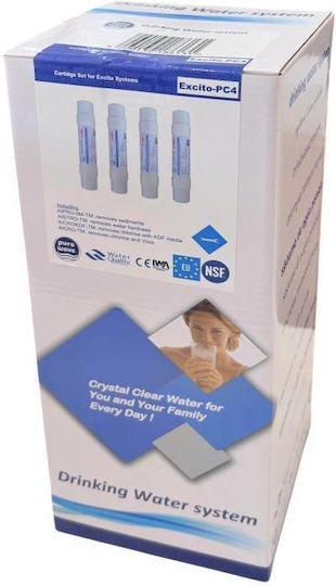 Water Filter Cartridge for Faucet from Activated Carbon 5" 5 μm