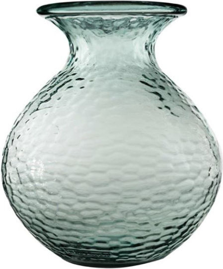 Vidrios San Miguel Decorative Glass Vase Paradise Transparent Y33cm