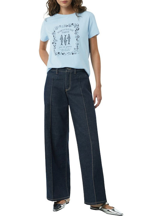 Comma T-Shirt Light Blue