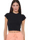 Women's Crop T-shirt Black