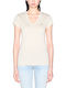 Women's Beige T-shirt